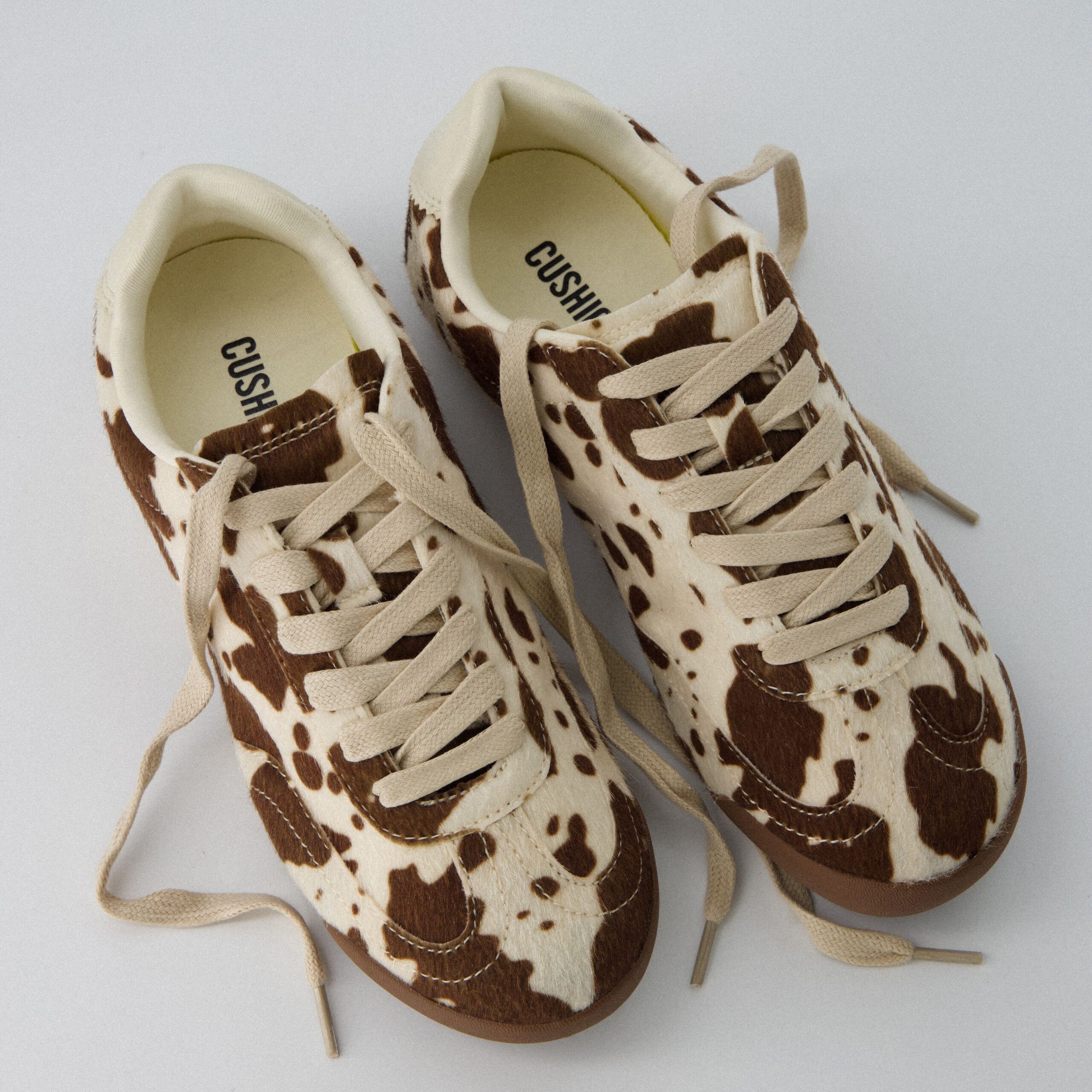 Techno Cow Print Sneakers - Image 9