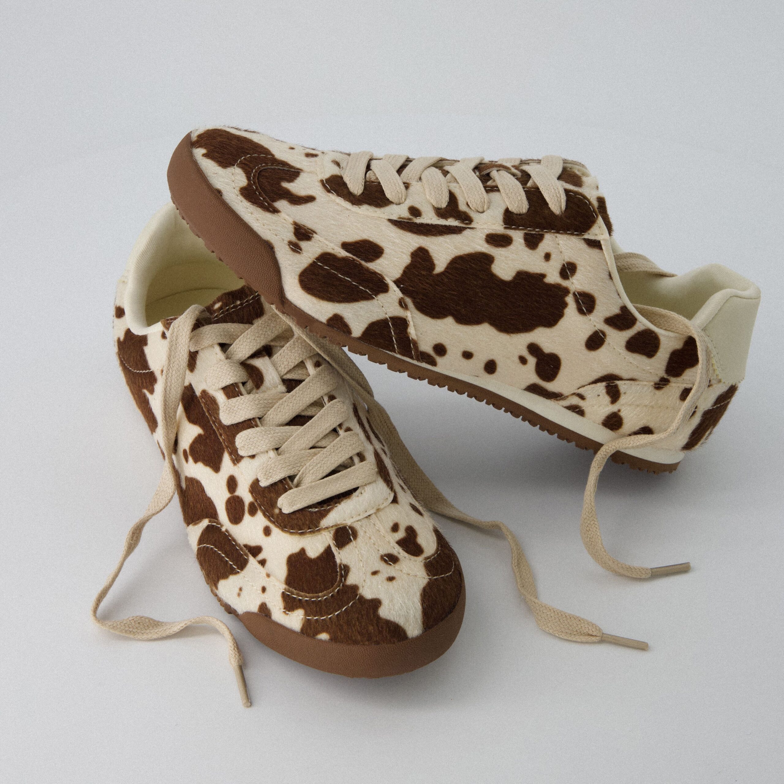 Techno Cow Print Sneakers - Image 2