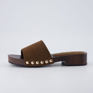 Timmi Genuine Suede Slides
