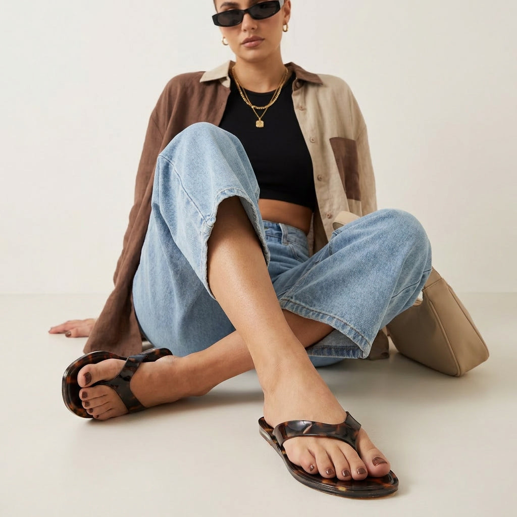 Tropic Thong Jelly Flip Flops - Image 17