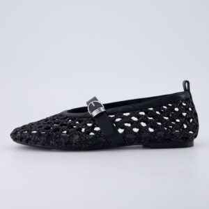 Wendy Woven Mary Jane Flats