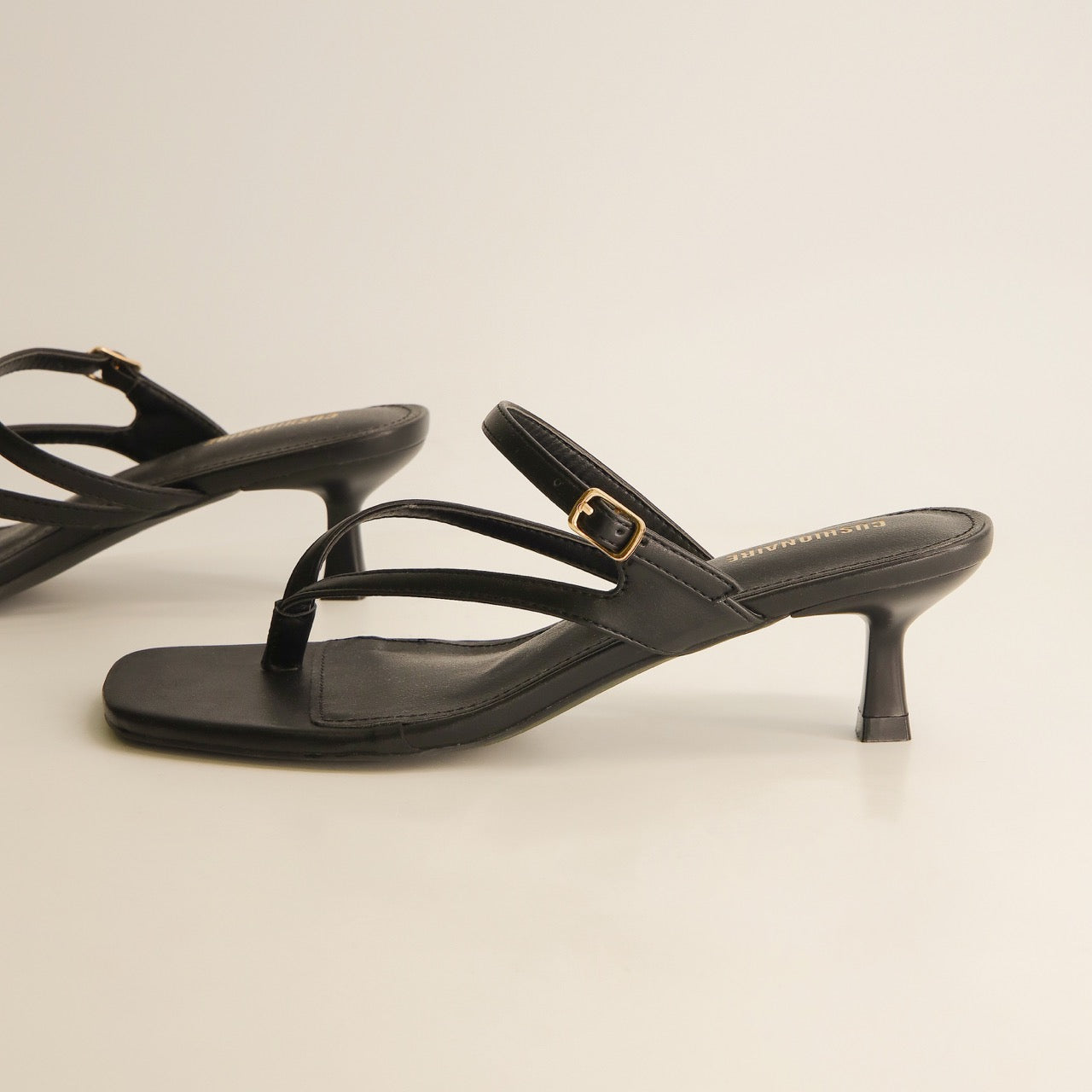Madrid Kitten Heel Sandals - Image 11